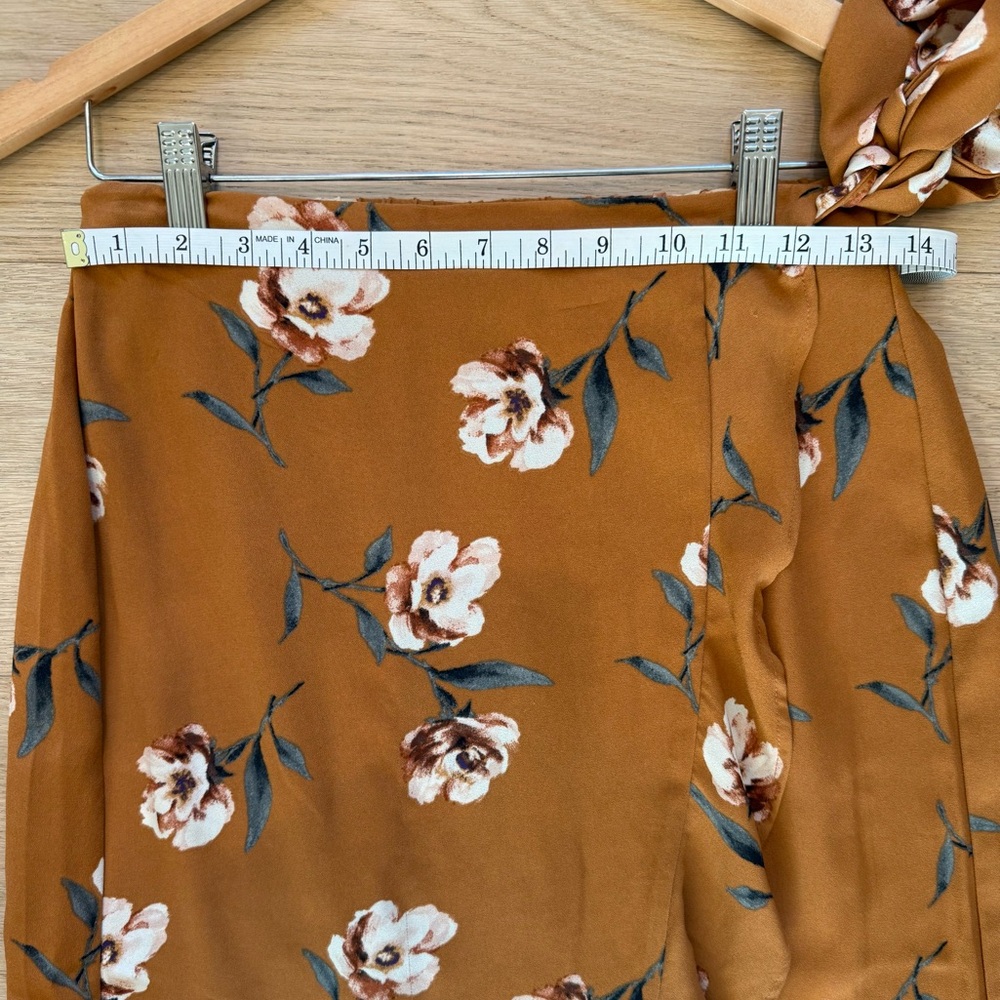 Floral Ruffle Midi Skirt - Size Small - Picture 5 of 7